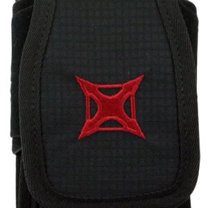 Vertx VTX5140BK Phone/Multi-Tool Pouch VTX 7" H x 4" W x 2" D Black Cordura w/Velcro Closing