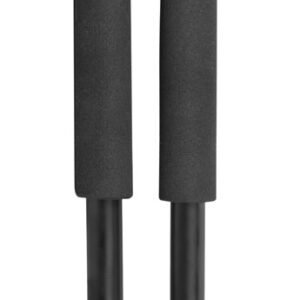 TruGlo TG8920XB Solid-Shot  Bipod 21-40" Collapsible Black Aluminum, Rubberized V-Brace, Twist Lock Adjustable Legs, Includes Carry Case w/Shoulder Strap