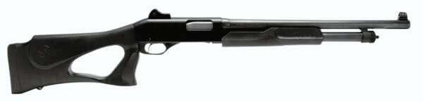 Stevens 23248 320 Security 12 Gauge 3" 5+1 18.50" Matte Black Chrome Lined Barrel, Fixed Thumbhole Stock, Ghost Ring Sights