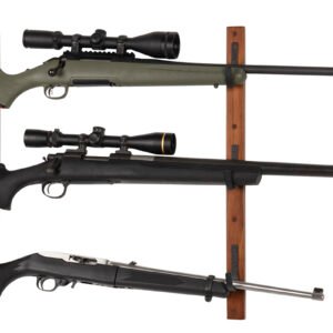 Allen 5656 Gun Collector 3 Gun Brown/Black Wood/Steel Holds 3 Rifle/Shotgun