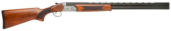 Dickinson LLC GW12W26P Green Wing  12 Gauge 2rd 3" 26" Matte Black Vent Rib Barrel, Engraved Steel Receiver w/Satin Silver Metal Finish, Bead Front Sight, Wood Stock & Ejector