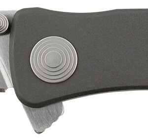 S.O.G SOGTWI8CP Twitch II 2.65" Folding Drop Point Plain Satin AUS-8A SS Blade Gray Anodized Aluminum Handle Includes Belt Clip