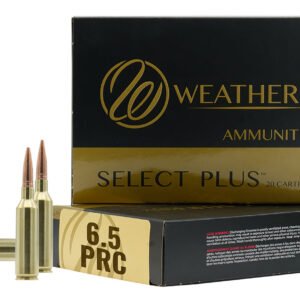 Weatherby R65PRC156EH Select Plus  6.5PRC 156gr Berger Elite Hunter 20 Per Box/10 Case