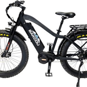 Bakcou E-bikes B-MJ-B-B25 Mule Jager Matte Black 18" w/Stand Over Height of 29.50" Frame, Rohloff E-14 (500/14) Speed Hub Bafang M620 Ultra Motor, 35+ mph Speed