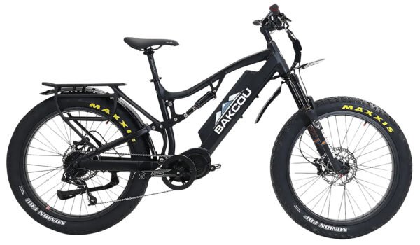 Bakcou E-bikes B-S17-B-B25 Storm 25 Medium Matte Black 17" w/Stand Over Height of 30.50" Frame, Sram 9sp, 40t Front & Sram 11-34t Rear Cassette Bafang M620 Ultra Motor
