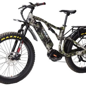Bakcou E-bikes B-S19-KRY-B25 Storm 25 Large Kryptek Altitude 19" w/Stand Over Height of 30.50" Frame, Sram 9sp, 40t Front & Sram 11-34t Rear Cassette Bafang M620 Ultra Motor