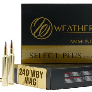 Weatherby B24080TTSX Select Plus  240WthbyMag 80gr Barnes Tipped TSX Lead Free 20 Per Box/10 Case
