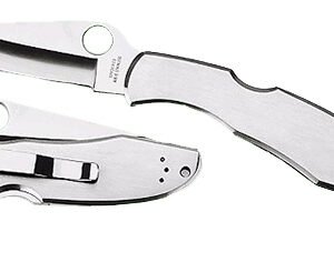 Spyderco C10P Endura II  3.88" Folding Drop Point Plain VG-10 Stainless Steel Blade/Stainless Handle