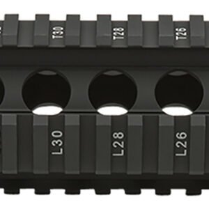 BCM QRF12556BLK QRF  12" Free-Floating Style Made of Aluminum with Black Anodized Finish & Picatinny Rail for AR-Platform