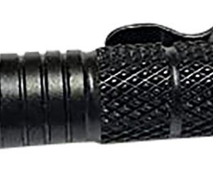 Uzi Accessories UZITACPEN2BK UZI Defender Black Aluminum Self Defense Pen Features Glass Breaker