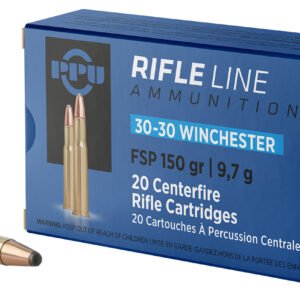 PPU PP30301 Standard Rifle  30-30Win 150gr Flat Soft Point 20 Per Box/10 Case