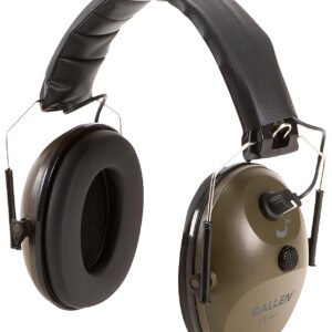 Allen 2225 Single Microphone Emuff  82 dB OD Green/Black Adult