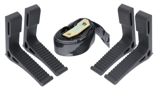 Hawk HWKSTP4PK Monkey Bar Steps Black Aluminum 4 Pack