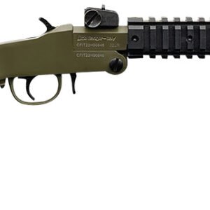 Chiappa Firearms 500266 Little Badger  22 LR 1rd, 16.50" OD Green Metal Finish & Underfolding Stock, Adjustable Sights, Right Hand