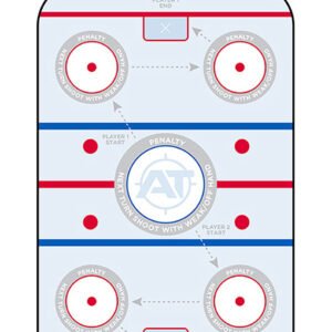 Action Target GSHOCKEY100 Entertainment  Hockeye Paper Hanging 23" x 35" Blue/White 100 Per Box