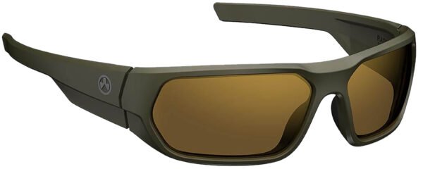 Magpul MAG114513152030 Radius Eyewear Bronze Gold Lens OD Green Frame